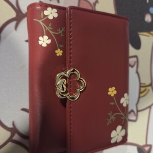 Floral Red Wallet